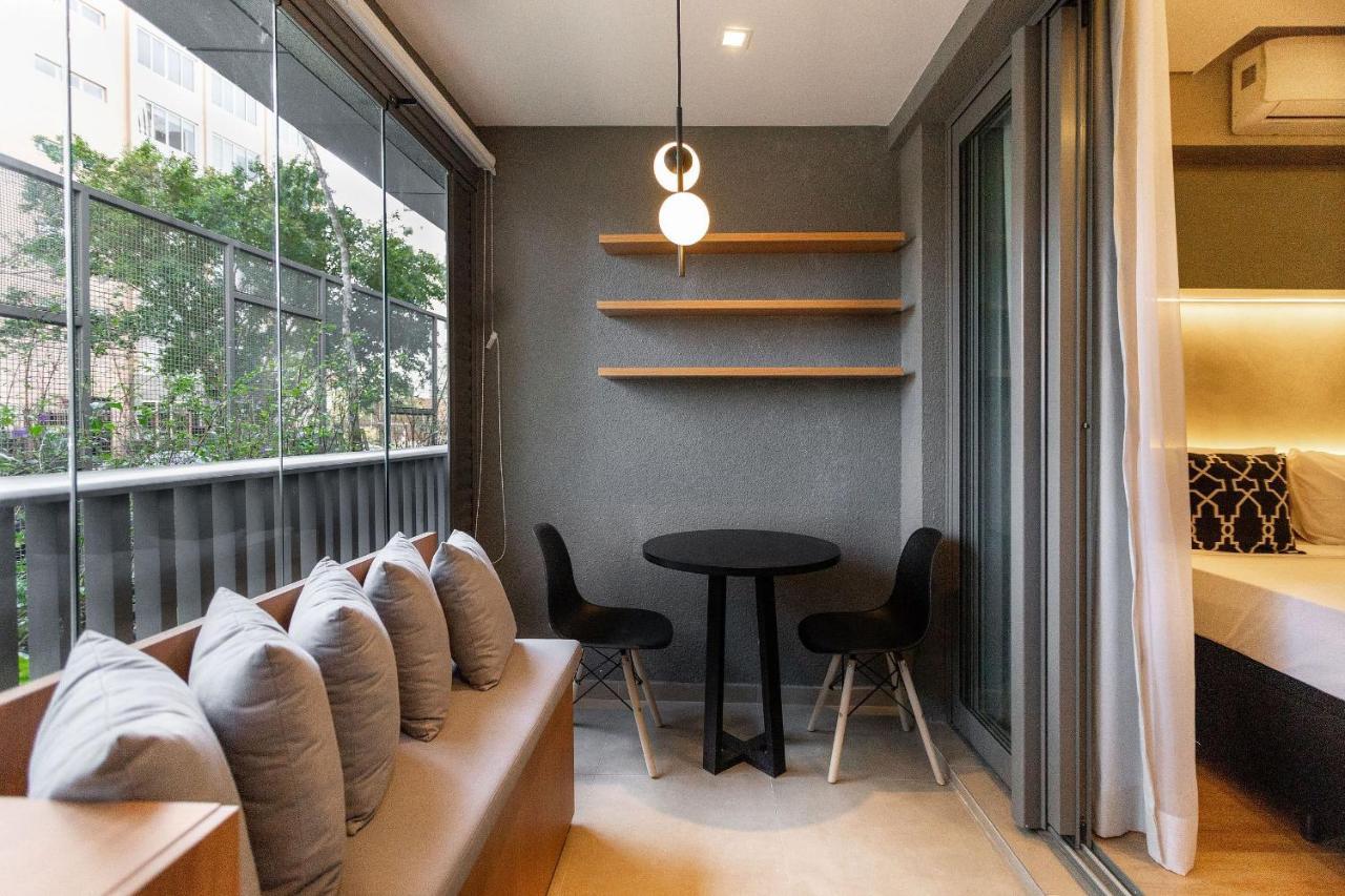 Hub Vila Madalena - Studios Por Temporada ساو باولو المظهر الخارجي الصورة
