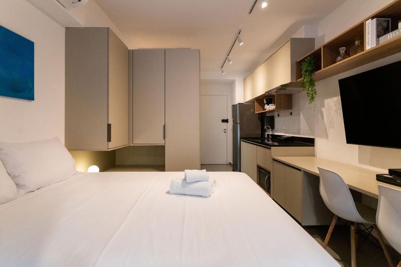 Hub Vila Madalena - Studios Por Temporada ساو باولو المظهر الخارجي الصورة