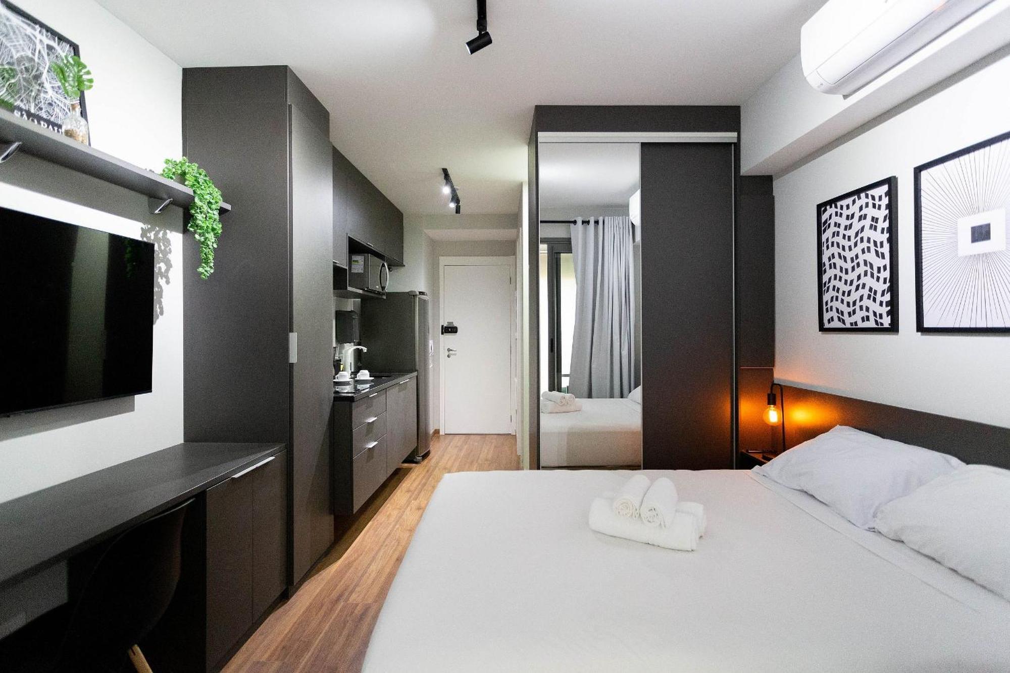 Hub Vila Madalena - Studios Por Temporada ساو باولو المظهر الخارجي الصورة
