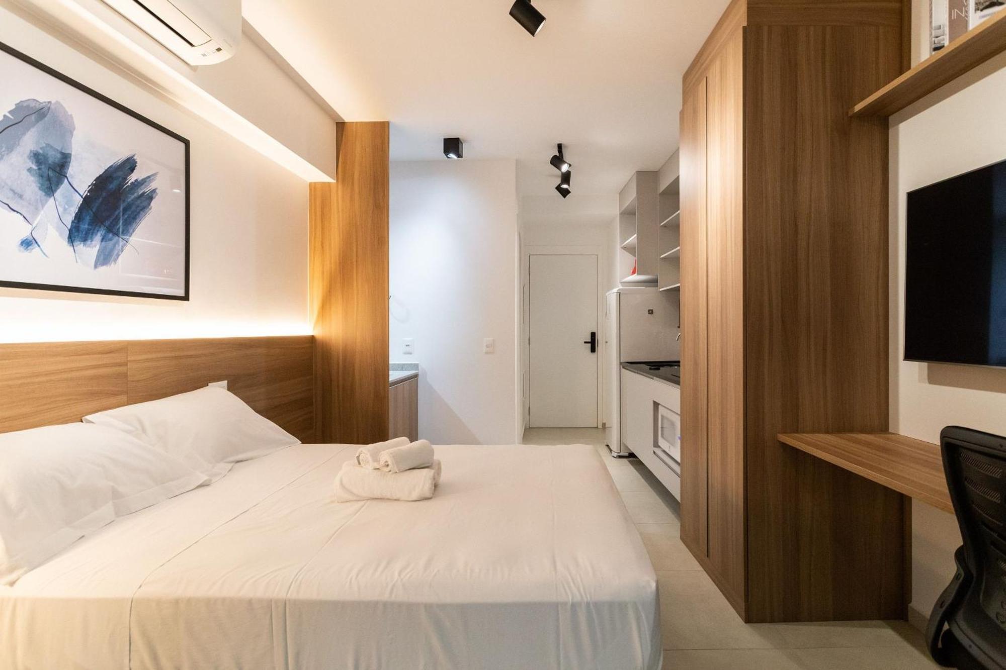 Hub Vila Madalena - Studios Por Temporada ساو باولو المظهر الخارجي الصورة