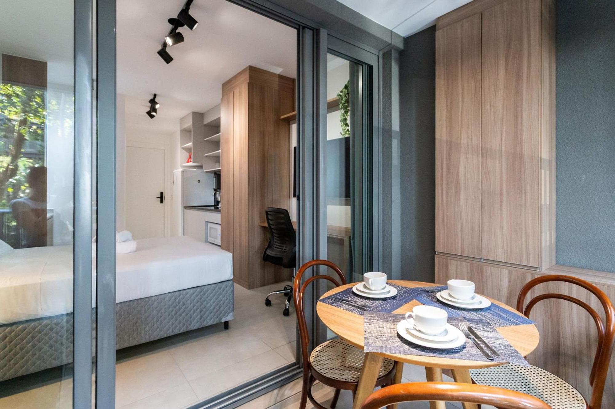 Hub Vila Madalena - Studios Por Temporada ساو باولو المظهر الخارجي الصورة