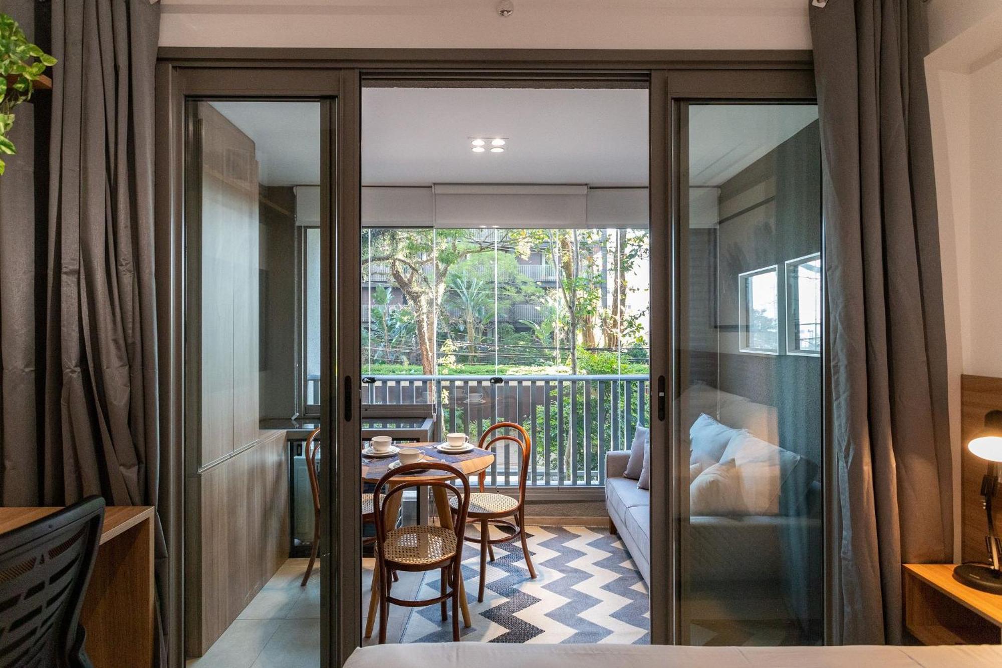 Hub Vila Madalena - Studios Por Temporada ساو باولو المظهر الخارجي الصورة